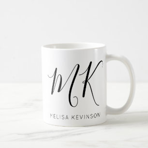 Trendy Letter Initial with Name Mug
