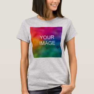 Trendy Light Steel Elegant Modern Template T-Shirt