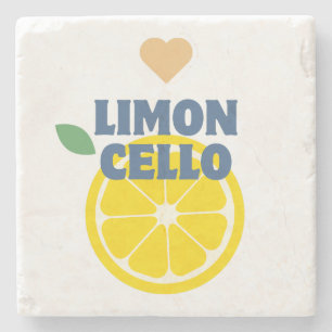 Trendy Limoncello Lemon Liquor Stone Coaster