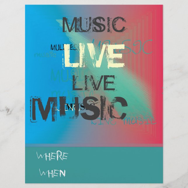 Trendy Live Music>Flyer Flyer (Front)