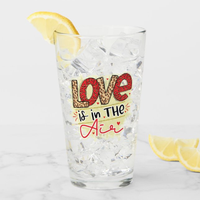 Trendy Love Air Valentines Day Glass (Front Ice)