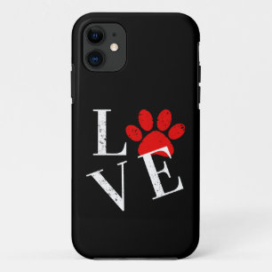 TRENDY LOVE DOG PAW  iPhone 11 CASE