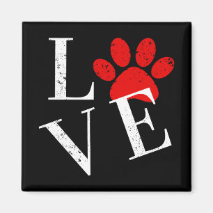 TRENDY LOVE DOG PAW   MAGNET