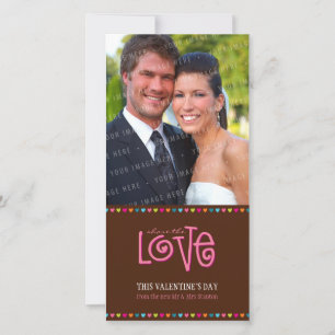 TRENDY LOVE PHOTOCARD :: LOVELETTERS 4P HOLIDAY CARD