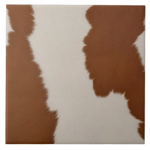 Trendy Luxury Elegant Faux Cow Leather Collection Tile