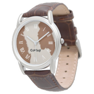 Trendy Luxury Elegant Faux Cow Leather Collection Watch