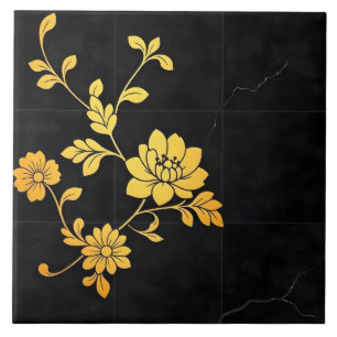 Trendy Luxury Elegant Floral Collection Tile