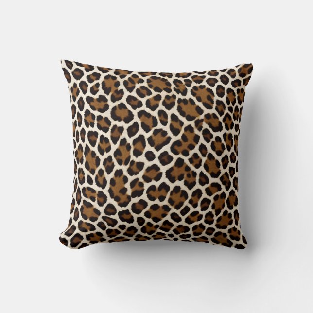 Trendy Luxury White Leopard Elegant Collection Cushion (Front)