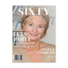 Trendy Magazine Cover | 60th Birthday Party