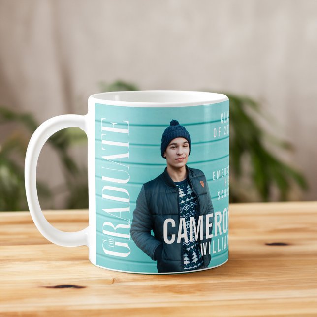 Trendy Magazine Cover Inspired Graduation Coffee Mug (Trendy Magazine Cover Inspired Graduation Coffee Mug)