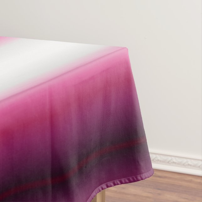trendy magenta maroon marsala burgundy ombre tablecloth (In Situ)