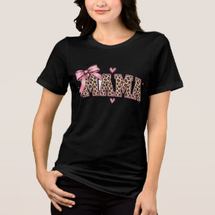 Trendy Mama Aesthetic Minimalist Typography Women' Tri-Blend Shirt