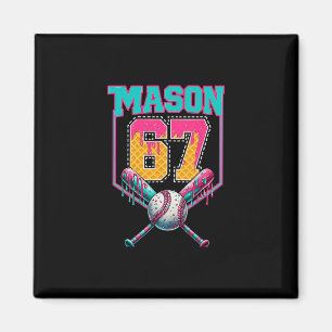 Trendy Mason 67 Mem Ice Cream Drip Sell Birthday C Magnet