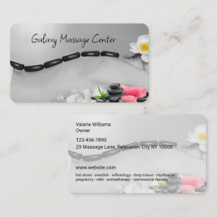 Trendy Massage Rounded Corner Business Cards