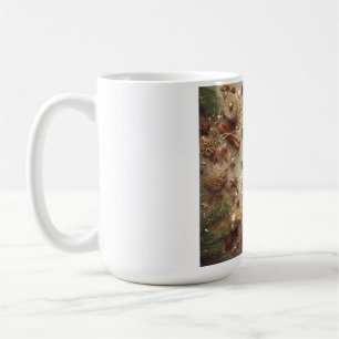 Trendy Merry Christmas Gold Glitter Star Coffee Mug