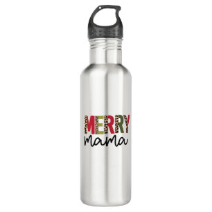 Trendy "Merry Mama" Holiday Christmas 710 Ml Water Bottle