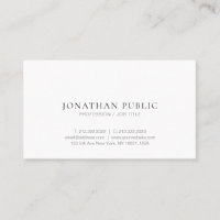 Trendy Minimal Design Elegant Template Modern