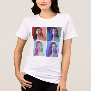 Trendy Minimal Streetwear Tri-Blend Shirt