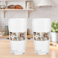 Trendy Minimalist Collage Fathers Photo Daddy Gift