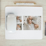 Trendy Minimalist Collage Fathers Photo Daddy Gift Mouse Mat<br><div class="desc">Looking for a unique and stylish way to honor the father figure in your life? Check out our trendy minimalist collage featuring a collection of beautiful photographs of dads. With its clean lines and elegant design, this collage is the perfect way to showcase the special bond between fathers and their...</div>