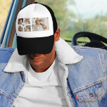 Trendy Minimalist Collage Fathers Photo Daddy Gift Trucker Hat<br><div class="desc">Looking for a unique and stylish way to honour the father figure in your life? Check out our trendy minimalist collage featuring a collection of beautiful photographs of dads. With its clean lines and elegant design, this collage is the perfect way to showcase the special bond between fathers and their...</div>
