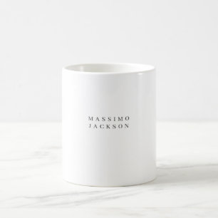 Trendy Minimalist Elegant Professional Serif Font Coffee Mug