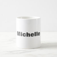 Trendy Minimalist Modern Your Name Bold Text