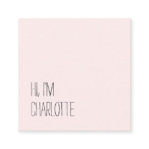 Trendy minimalist pastel pink simple