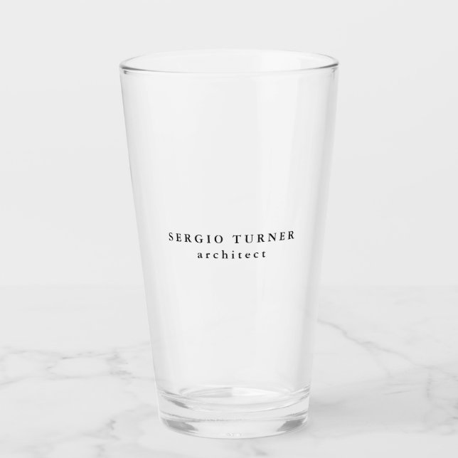 Trendy Minimalist Professional Glass (Front)