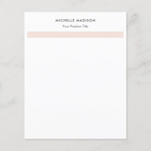 Trendy Minimalist Professional Plain