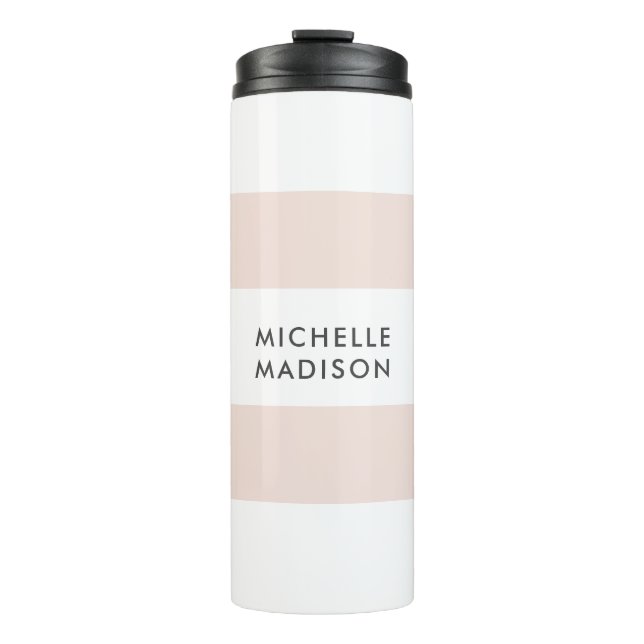 Trendy Minimalist Professional Plain Thermal Tumbler (Front)