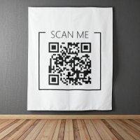 Trendy Minimalist QR Code Scan Me Business