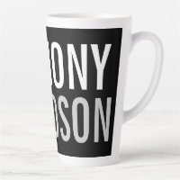 Trendy Modern Black Bold Text
