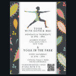 Trendy Modern Boho Yoga Class Advertising Flyer<br><div class="desc">Trendy Modern Boho Yoga Class Advertising Flyers By The Business Card Store.</div>