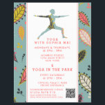 Trendy Modern Boho Yoga Class Advertising Flyer<br><div class="desc">Trendy Modern Boho Yoga Class Advertising Flyers By The Business Card Store.</div>