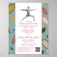 Trendy Modern Boho Yoga Class Advertising