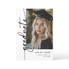 Trendy Modern Casual Photo Graduation