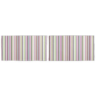 Trendy Modern Chic green pink and white stripes Pillowcase