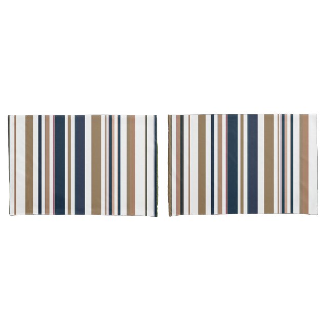 Trendy Modern Chic New Season stripes  Pillowcase (Front-Set)
