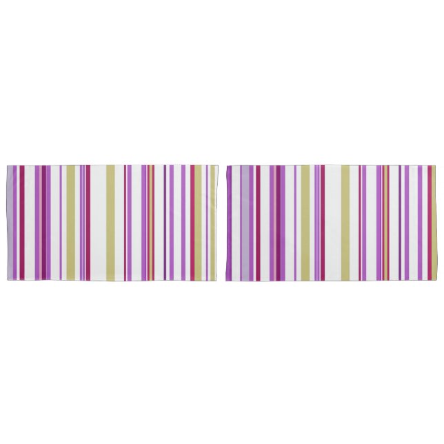 Trendy Modern Chic New Season stripes  Pillowcase (Front-Set)