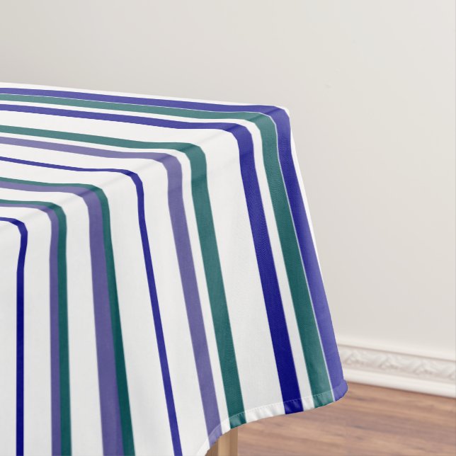 Trendy Modern Chic Stripes  Tablecloth (In Situ)