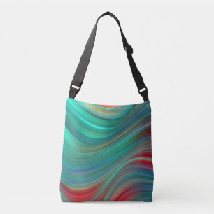 Trendy Modern Colourful Abstract Crossbody Bag