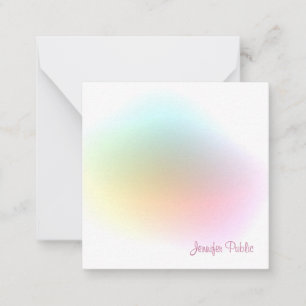 Trendy Modern Colourful Template Handwritten