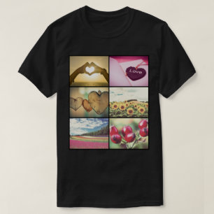Trendy modern custom photo collage T-Shirt