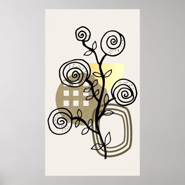 Trendy Modern design Poster (Front)