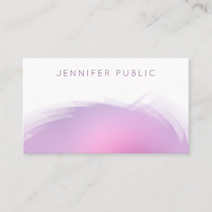 Trendy Modern Elegant Colours Professional Templat Business Card