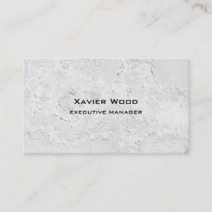 Trendy Modern Elegant Grey Wall Texture Manager Business Card