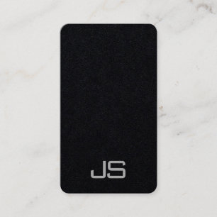 Trendy Modern Elegant Monogrammed Template Business Card