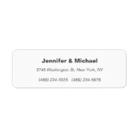 Trendy Modern Elegant Simple Minimalist Wedding