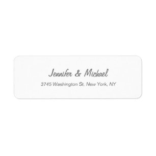 Trendy Modern Elegant Simple Minimalist Wedding